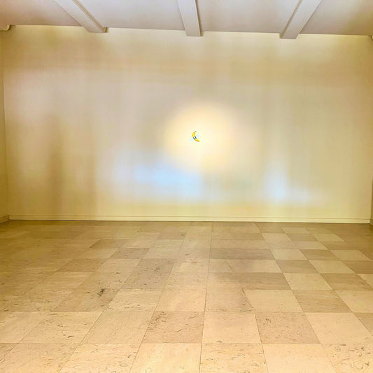 I viewed Maurizio Cattelan's Comedian (duct tape banana) at Serralves