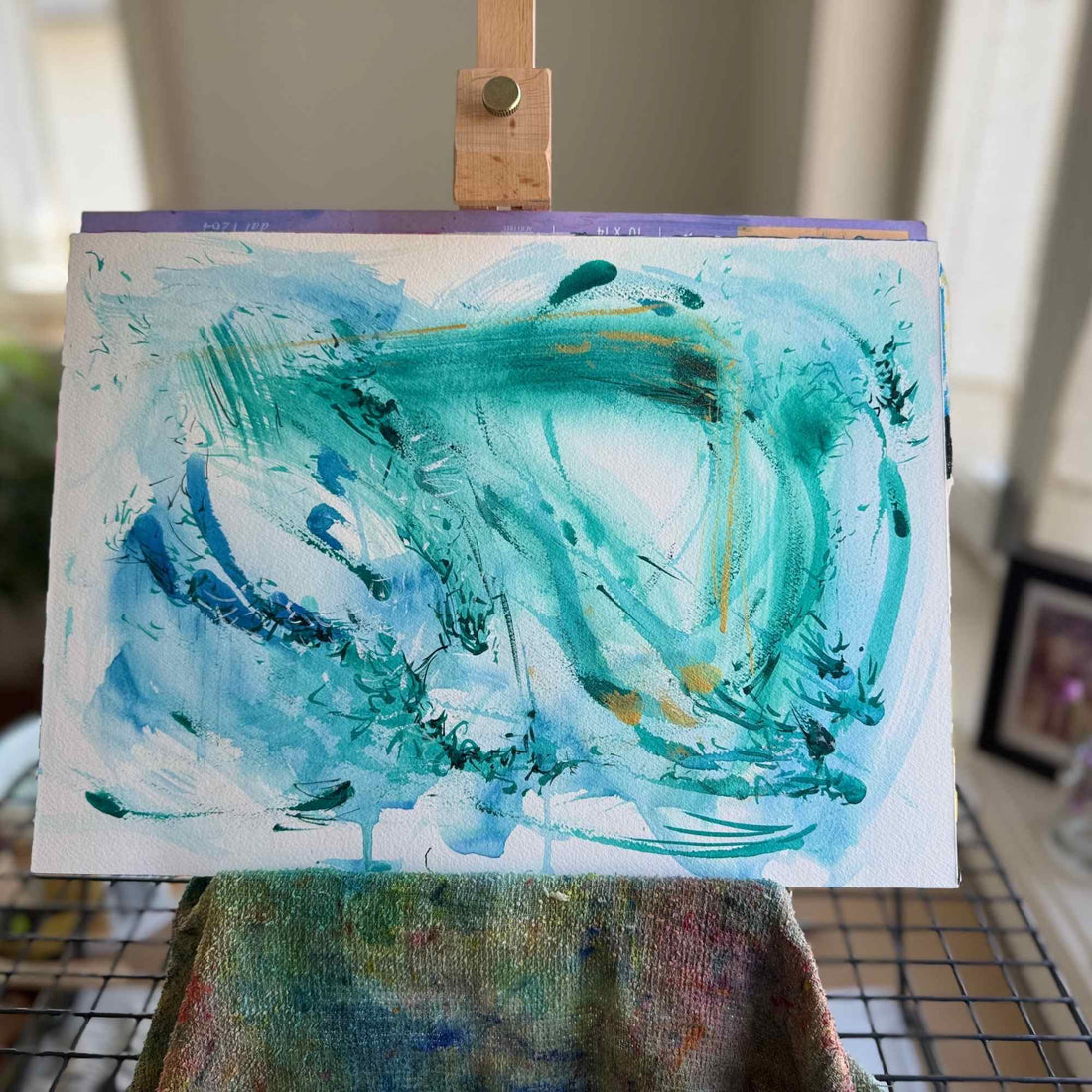 New painting: He Overturned the Tables